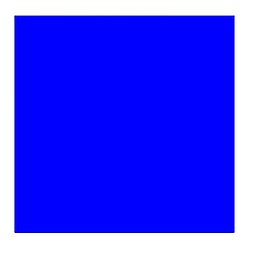 Blank Blue Space