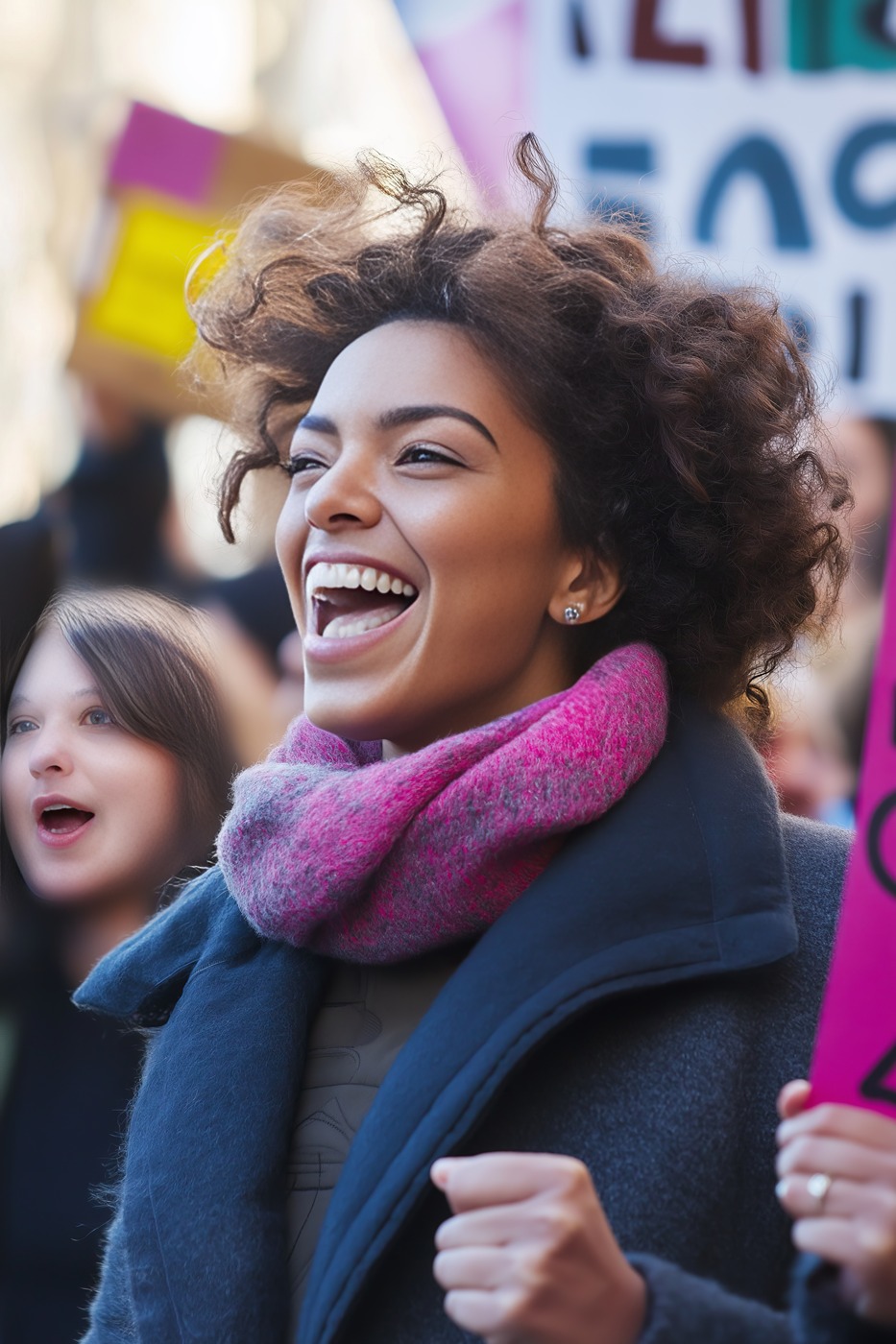 NC Election - Supporter at an event