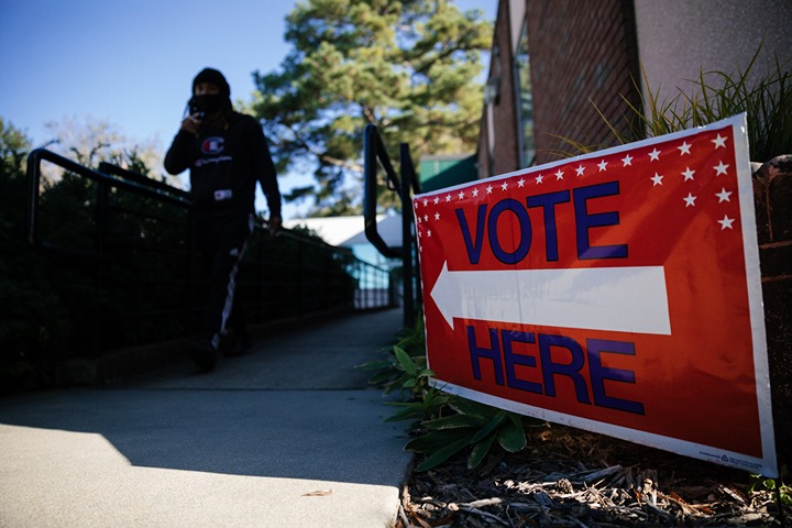 NC 6th Congressional District Candidates - Vote Sign