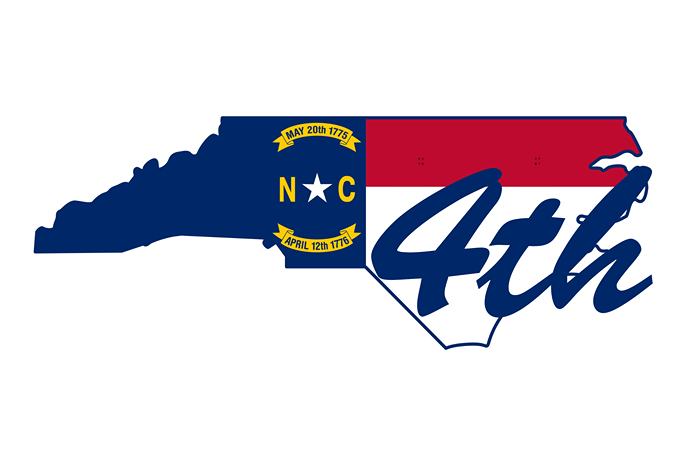 NC Election - NC Flag 4th District Sign