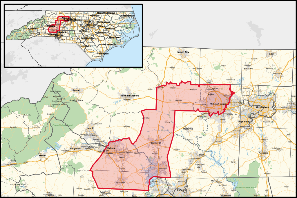 NC 10th District Map